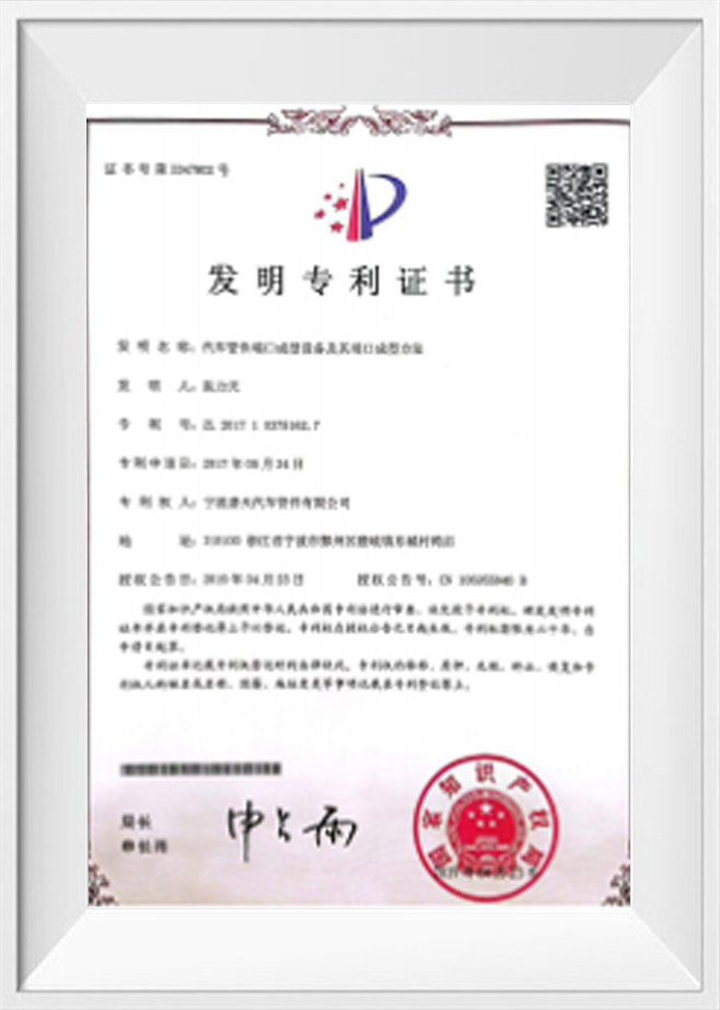 Invention Patent Certificate